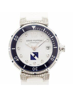 Louis Vuitton Tambour Diving White Dial Watch